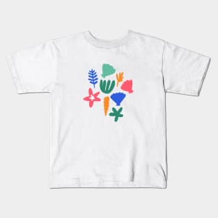 Abstract Sea Shell Kids T-Shirt